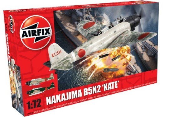 Image 0 of Airfix 1/72 Nakajima B5N2 Kate Bomber Model Kit