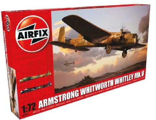 Image 0 of Airfix 1/72 Armstrong Whitworth Whitley Mk V RAF Bomber Model Kit