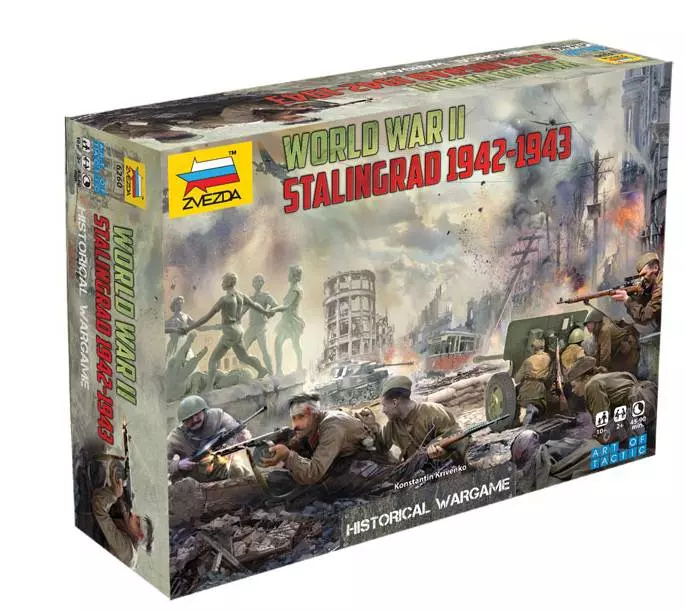 Image 0 of Zvezda Battle of Stalingrad Starter Set Warfare Board Game 6260