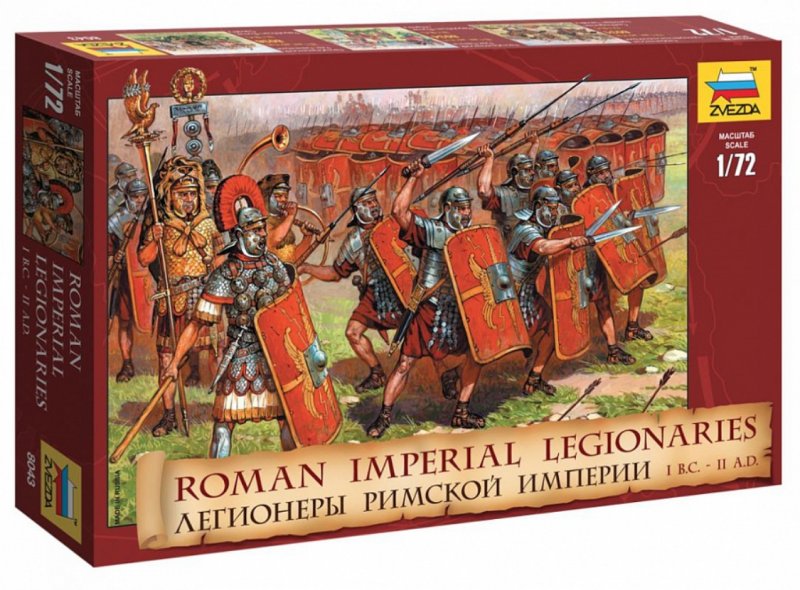 Image 0 of Zvezda 1/72 Roman Imperial Legionaries Infantry I BC-II AD 8043