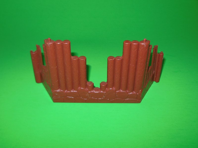 Stockade Wall Close Up