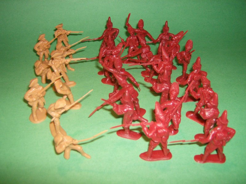 Image 0 of BMC Toys Battle Of Lexington Green Plastic Soldiers Set