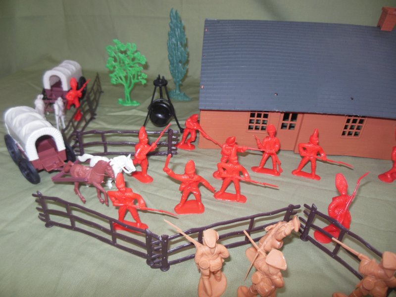 Image 1 of TSD Revolutionary War Frontier Raid Limited Edition Playset