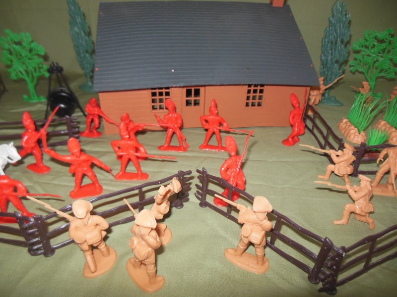 Image 3 of TSD Revolutionary War Frontier Raid Limited Edition Playset