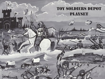 Image 4 of TSD Revolutionary War Frontier Raid Limited Edition Playset