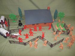 TSD Revolutionary War Frontier Raid Limited Edition Playset