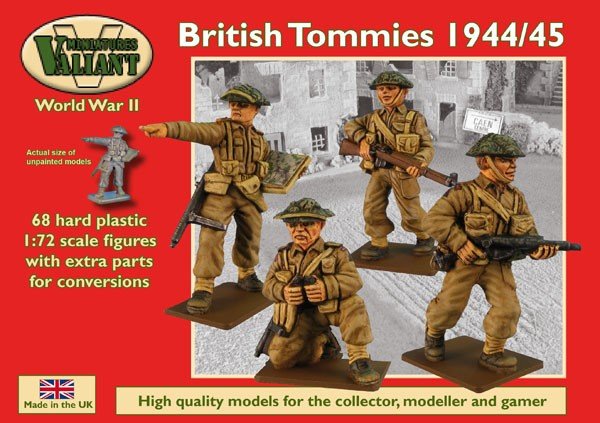 Image 0 of Valiant Miniatures 1/72 WWII British Tommies 1943/45 (68)