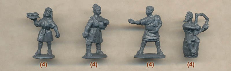 Image 2 of Linear-B 1/72nd Ancient Roman Tavern Plastic Figures Set