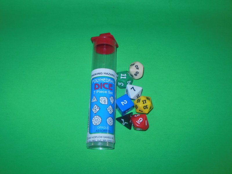 Image 0 of Koplow Games Inc 7 Pc Polyhedral DICE Tube Set 