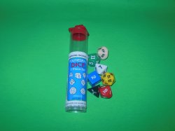 Koplow Games Inc 7 Pc Polyhedral DICE Tube Set 