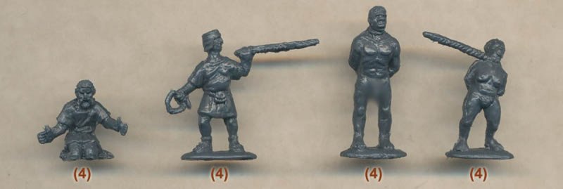 Image 2 of Linear-B 1/72nd Ancient Roman Port Plastic Figures Set 002