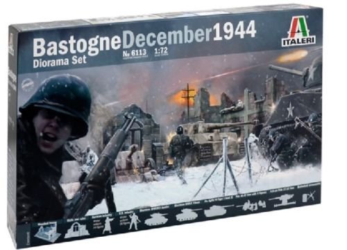 Image 0 of Italeri 1/72 Battle of Bastogne Dec.1944 Diorama Set 6113 