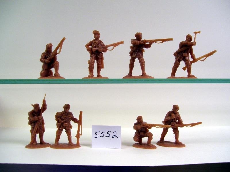 Image 1 of AIP 1/32 Battlefield Combo Series French & Indian War Figures Set 5659