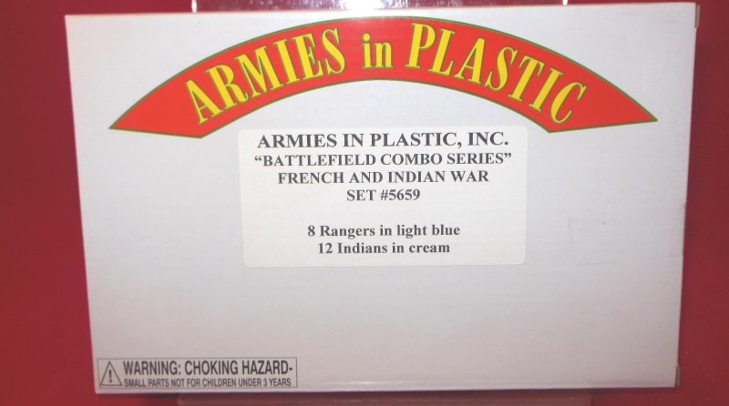 Image 0 of AIP 1/32 Battlefield Combo Series French & Indian War Figures Set 5659