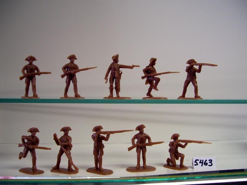 Image 1 of AIP 1/32 Battlefield Combo Series American Revolutionary War Figures Set 5660