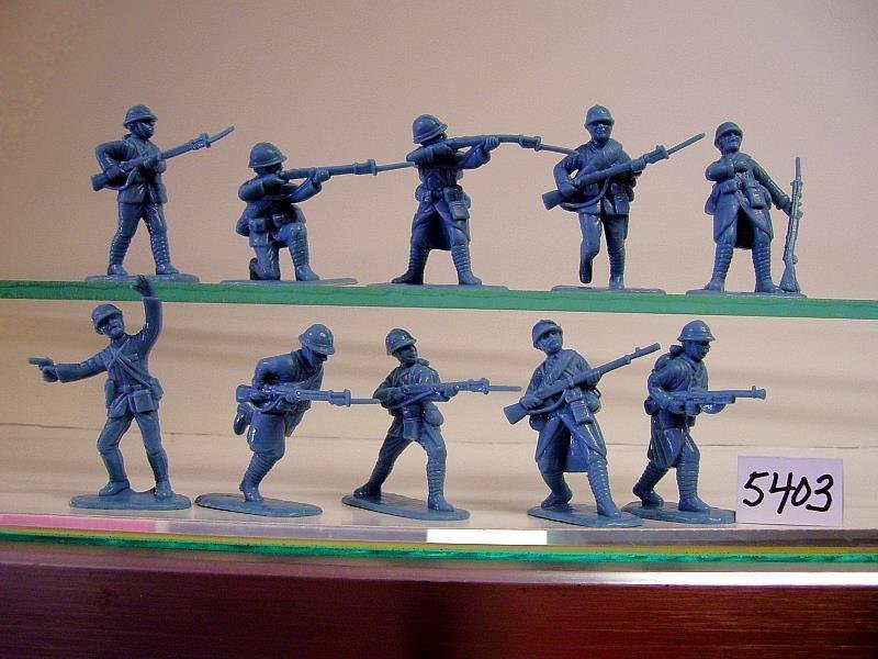 Image 2 of AIP 1/32 Battlefield Combo Series World War I Plastic Figures Set 5661