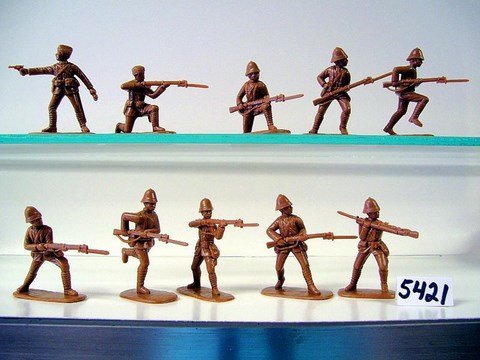 Image 1 of AIP 1/32 Battlefield Combo Series Egypt & Sudan Wars Plastic Figures Set 5665