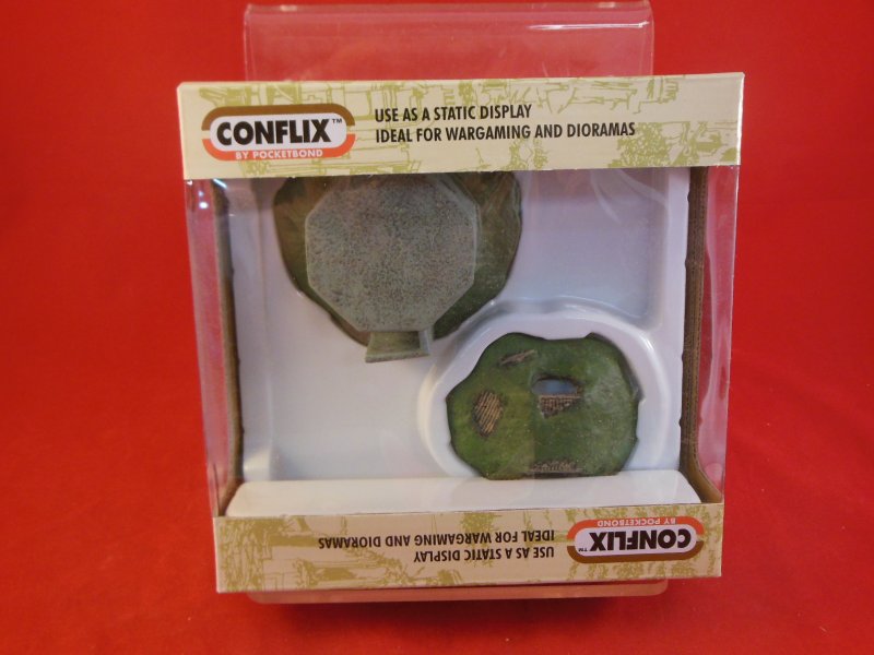 Image 1 of Imex Conflix 1/72nd Scale WWII Pillbox & Dugout Diorama Set 6701