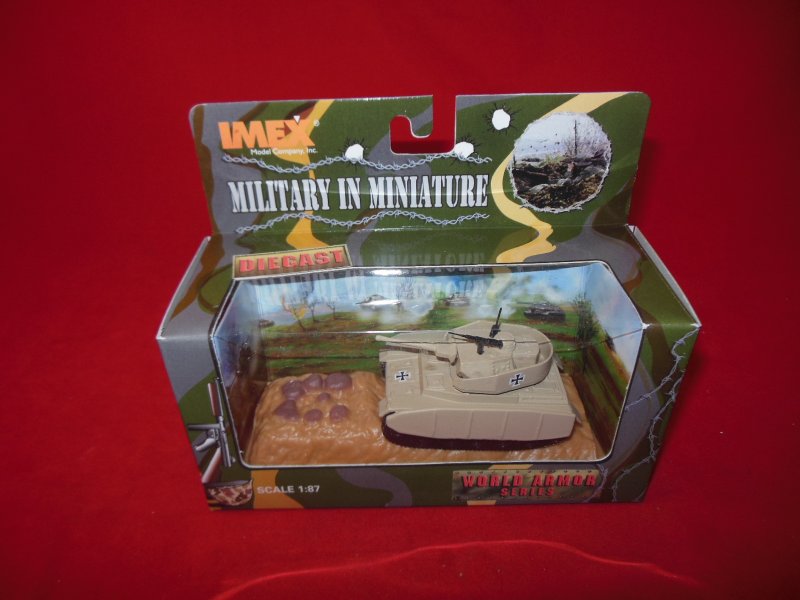 Image 0 of Imex Military In Miniature Diecast 1/87th Scale WWII German Panzer Tank 871004