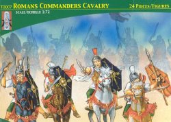 Lucky Toys 1/72nd Plastic Ancient Roman Commander's Cavalry Figures Set