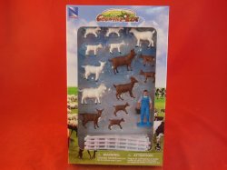 New Ray Country Life 1/2nd Scale Goats Farm Animals Set 05515