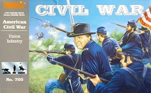 Image 0 of Imex 1/32nd Scale American Civil War Plastic Union Infantry Set 705