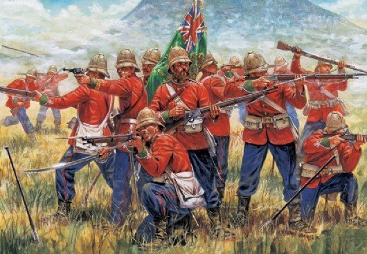 Image 0 of Italeri 1/72nd Scale Zulu War British Infantry Plastic Soldiers Set 6050