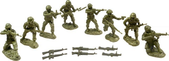 Image 0 of TSSD 1/32nd Scale Plastic Vietnam U.S Marines Figures Set 29