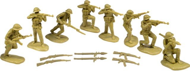 Image 0 of TSSD 1/32nd Scale Plastic Vietnam North Vietnamese Army Figures Set 30