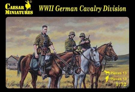 Image 0 of Caesar Miniatures 1/72 WWII German Cavalry Division Soldiers Set 92