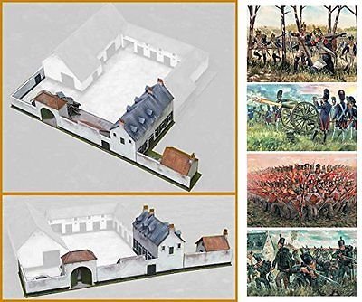 Image 2 of Italeri 1/72nd Napoleonic Waterloo Battle At La Haye Sainte Diorama Set 6111