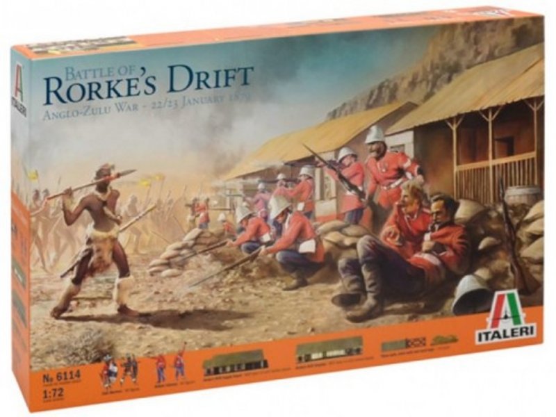 Image 0 of Italeri 1/72nd Battle Of Roarke's Drift Anglo-Zulu War 1879 Diorama Set 6114