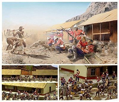 Image 1 of Italeri 1/72nd Battle Of Roarke's Drift Anglo-Zulu War 1879 Diorama Set 6114