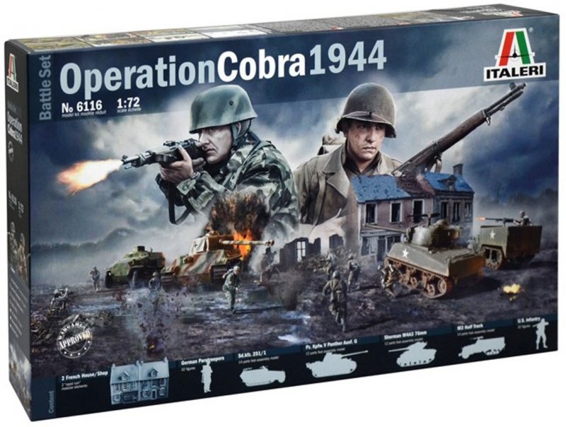 Image 0 of Italeri 1/72nd WWII Operation Cobra Diorama Set 6116