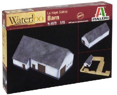 Image 0 of Italeri 1/72nd Napoleonic Waterloo Battle At La Haye Sainte Barn 6175 Set