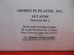 Armies In Plastic 1/32nd Morocco Set #1 5705 Battle Army Figures Set