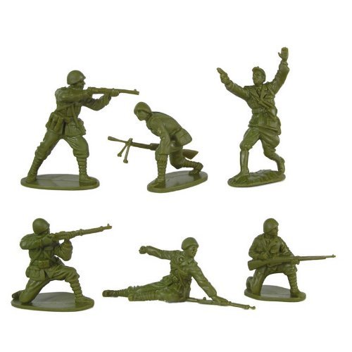 Image 0 of CTS 1/32nd Scale World War II Romanian Infantry Plastic Soldiers Set