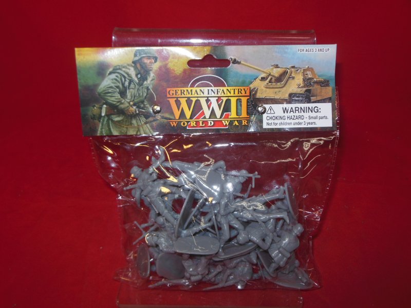 Image 0 of World War II 1/32nd Scale Plastic German Infantry Soldiers Set PYS-47