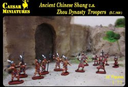 Caesar Miniatures 1/72 Ancient Chinese Shang vs Zhou Dynasty Troopers Set CMF29