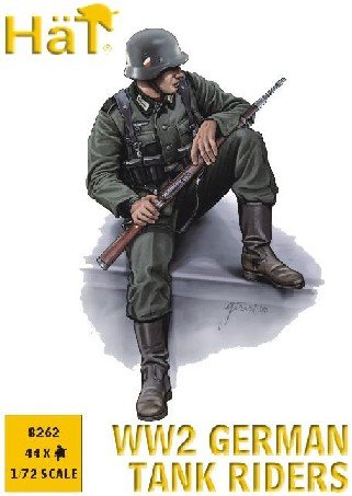 Image 0 of HAT 1/72 WWII German Tank Riders Set 8262