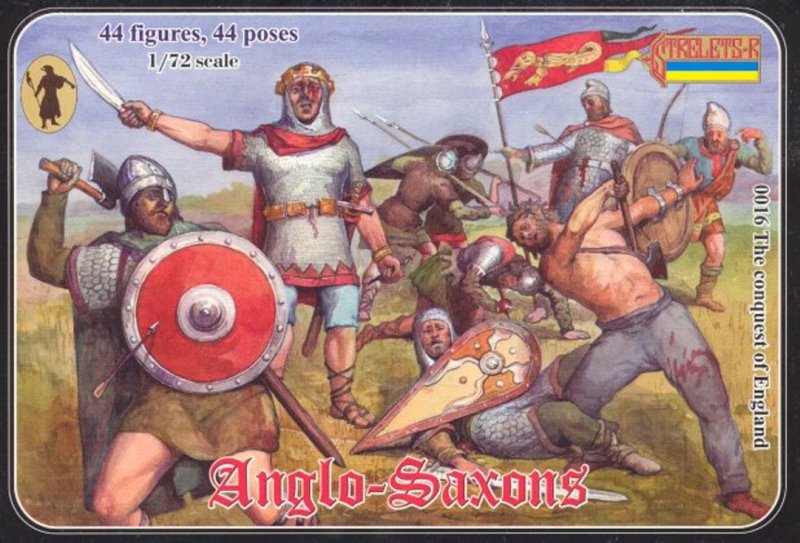 Image 0 of Strelets 1/72nd Scale Plastic Medieval Anglo Saxons Figures Set 0016