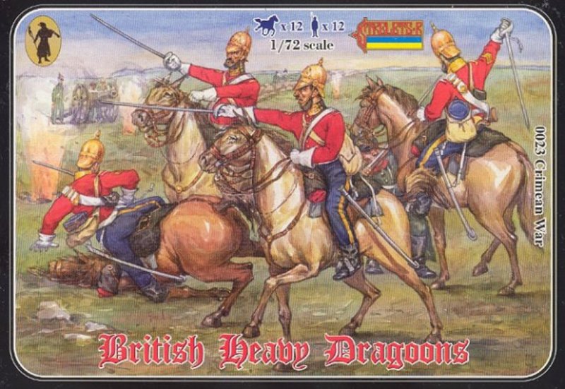 Image 0 of Strelets 1/72nd Scale Plastic Crimean War British Heavy Dragoons Set 0023