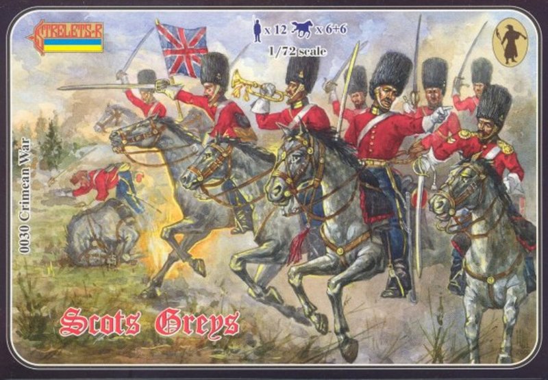 Image 0 of Strelets 1/72nd Scale Plastic Crimean War British Scots Greys Set 0030