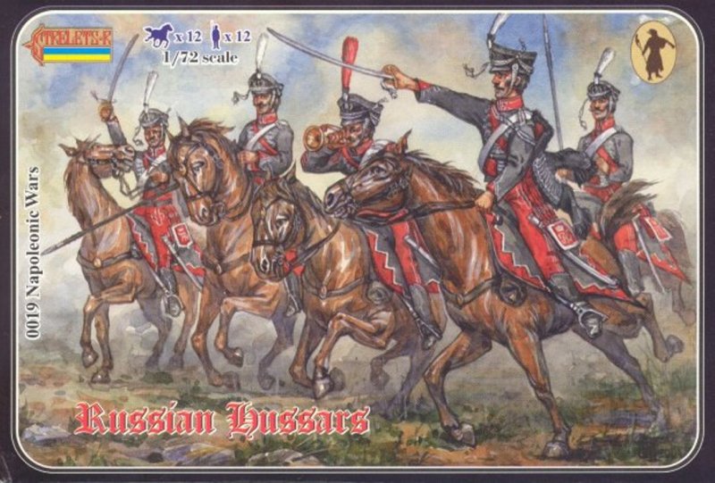 Image 0 of Strelets 1/72nd Scale Plastic Napoleonic Wars Russian Hussars Cavalry Set 0019