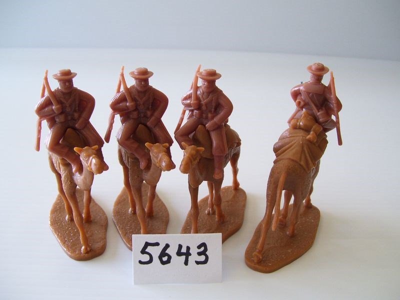 Image 1 of Armies In Plastic Mounted British Naval Brigade Camel Corps Set 5643