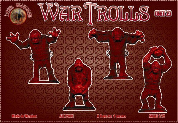 Set De Figurines War Trolls Dark Alliance ALL72032 échelle 1:72 - Neuf Seconde Guerre Mondiale