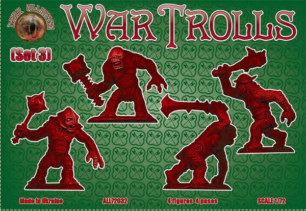 Image 1 of Dark Alliance 1/72 War Trolls Set #3 Figures 72032