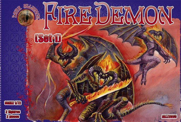 Image 0 of Dark Alliance 1/72 Fire Demons Set #1 Figures 72035
