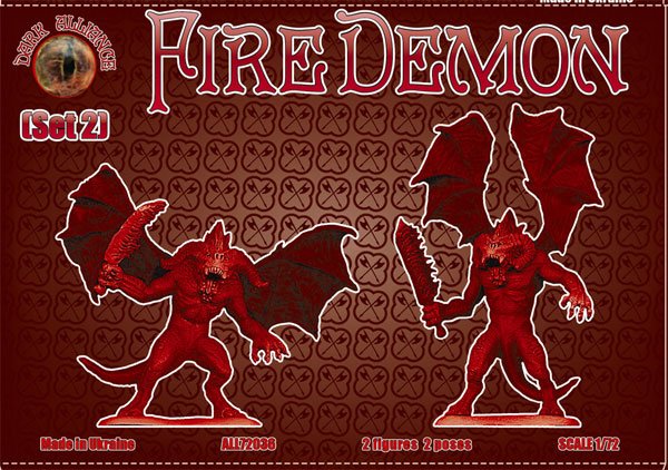 Image 1 of Dark Alliance 1/72 Fire Demons Set #2 Figures 72036