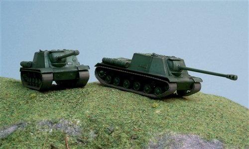 Image 0 of Italeri 1/72nd Scale M3A1 WWII Russian Isu-122 Tank Fast Model Kit 7503